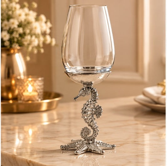 Seahorse Wine Glasses