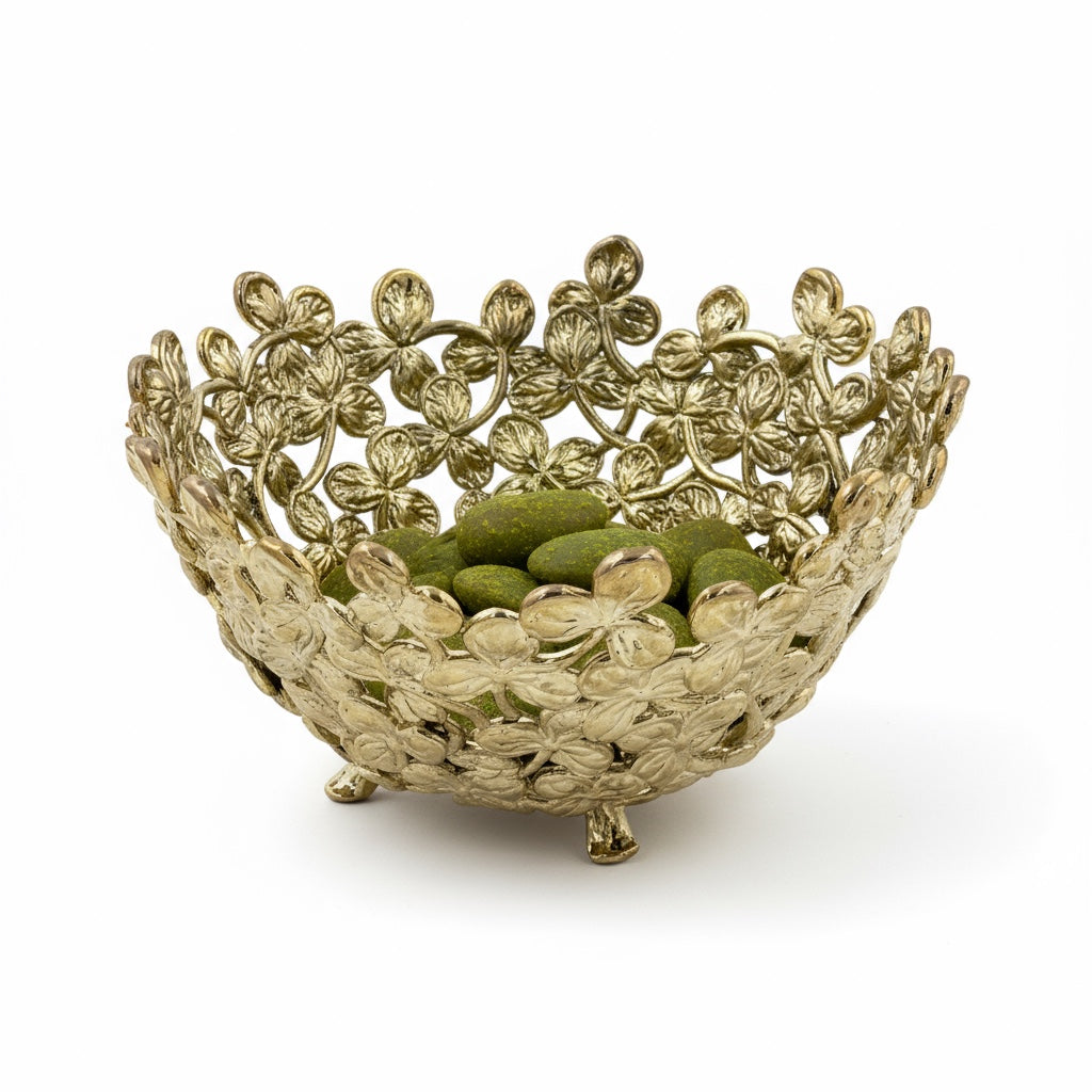 Small Leaf Bowl – Decorative Serveware | Nut Bowl & Centrepiece | Gold, Silver or Antique Finish