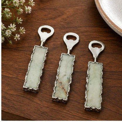 White Marble Bottle Openers – Set of 3
