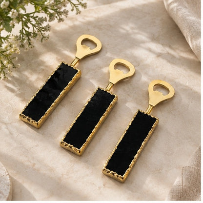Black Agate Bottle Openers – Set of 3