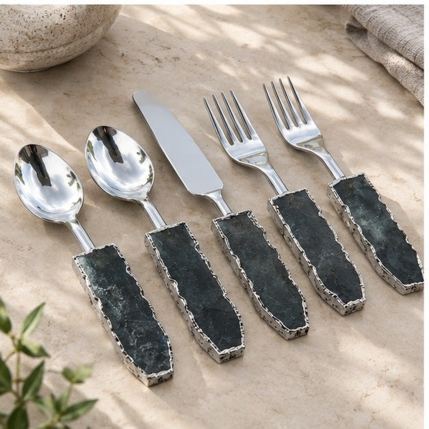 Labradorite Cutlery Set – Set of 5