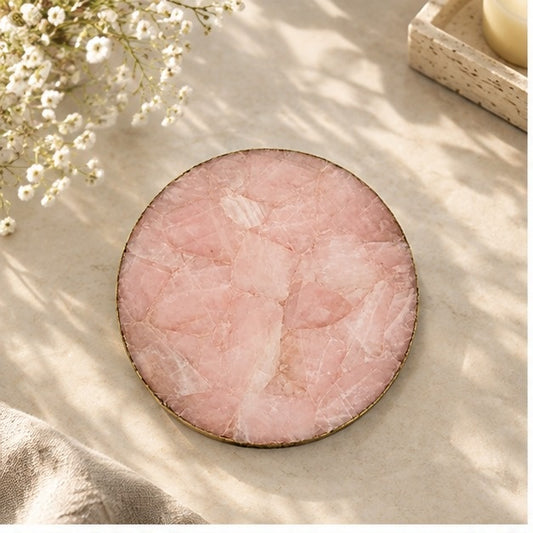 Rose Quartz Lazy Susan