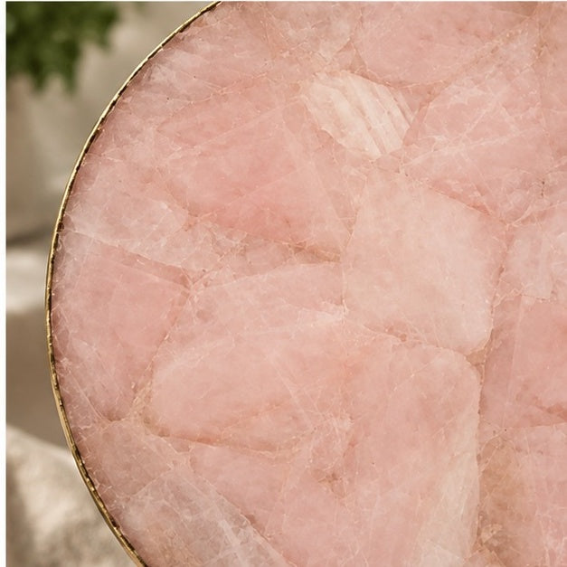 Rose Quartz Lazy Susan