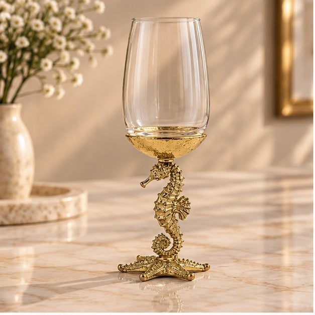 Seahorse Wine Glasses
