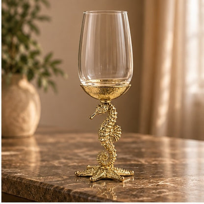 Seahorse Wine Glasses