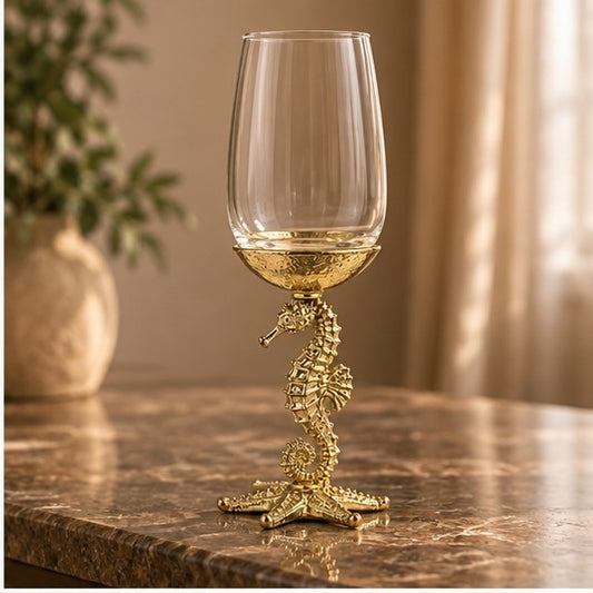 Seahorse Wine Glasses