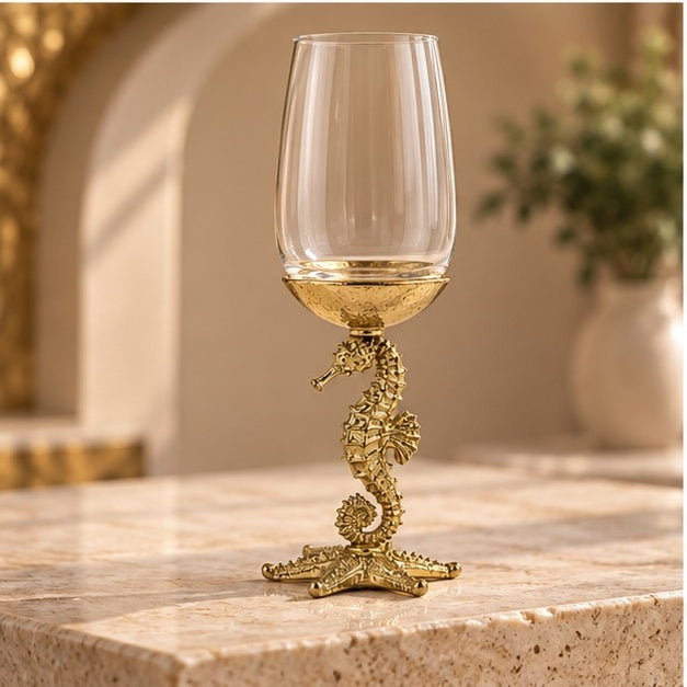 Seahorse Wine Glasses
