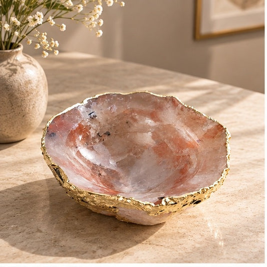 Clear Quartz Crystal Bowl