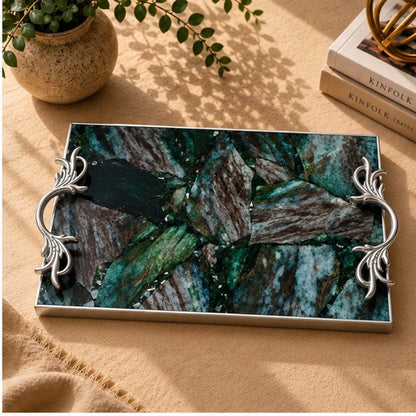 Green Aventurine Rectangular Tray