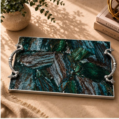 Green Aventurine Rectangular Tray