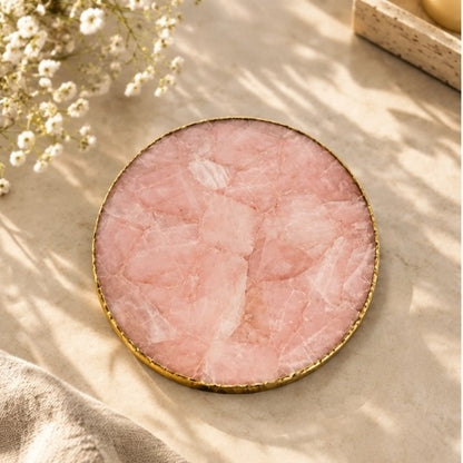 Rose Quartz Lazy Susan