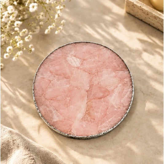 Rose Quartz Lazy Susan