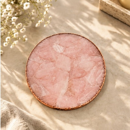 Rose Quartz Lazy Susan