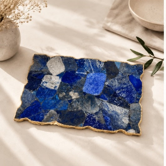 Blue Agate Cheese Platter