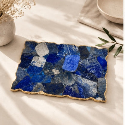 Blue Agate Cheese Platter
