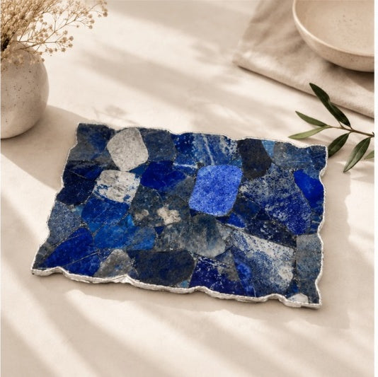 Blue Agate Cheese Platter