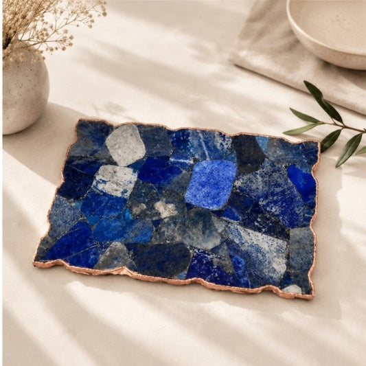 Blue Agate Cheese Platter