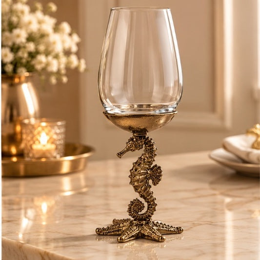 Seahorse Wine Glasses