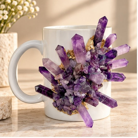Crystal Points Mug – 13 oz