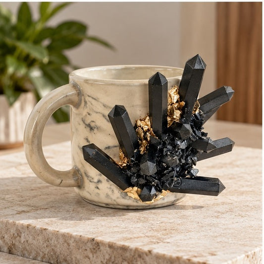 Marble Crystal Mug – 11 oz