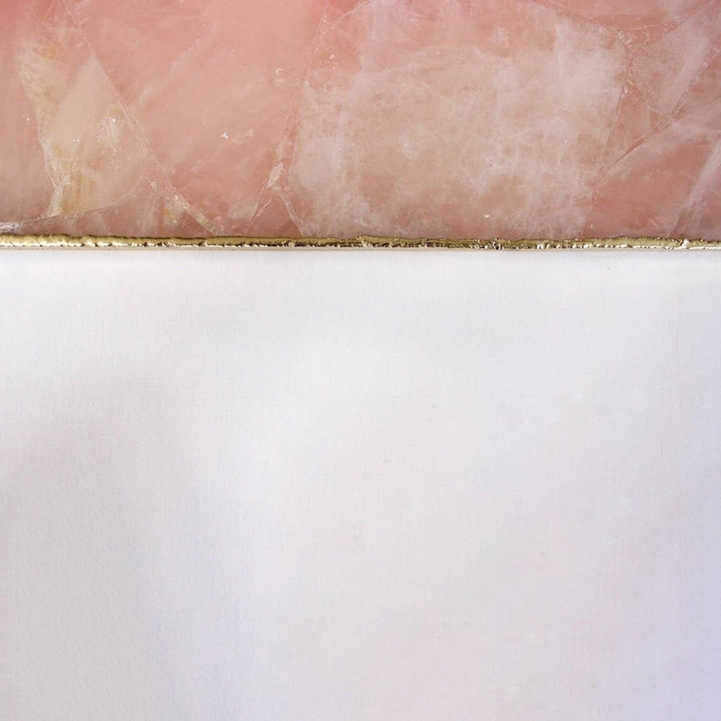 Rose Quartz Agate Square Tray