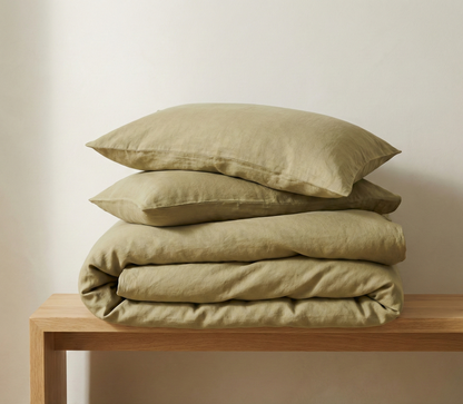 Pure Linen Duvet Cover Sets | 3 Piece Duvet Cover Set | Pre-washed | Ultra Soft | Luxury Bedding