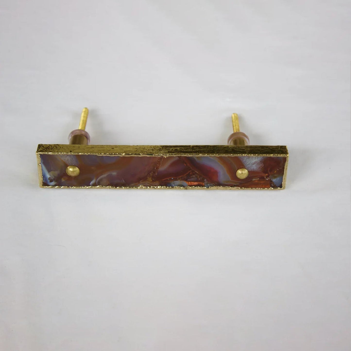 Set of 4 Red Agate Handle/Pull/Barbarella