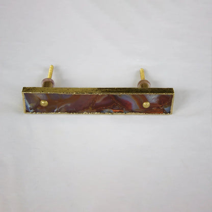 Set of 4 Red Agate Handle/Pull/Barbarella
