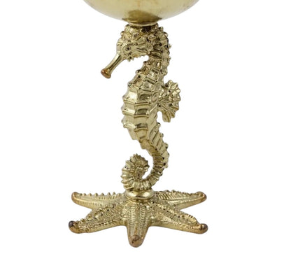 Seahorse Wine Glasses | Designer Statement Drinkware | Set of 2 / Set of 4