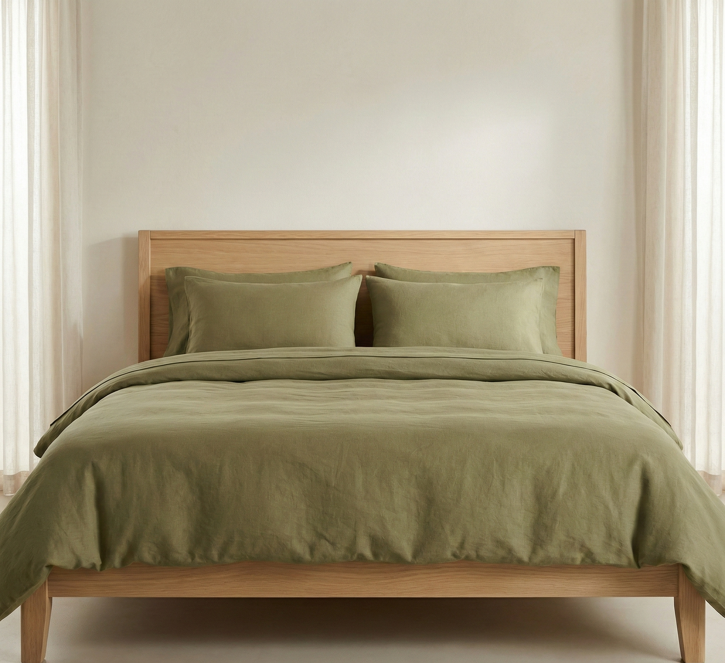 Pure Linen Duvet Cover Sets | 3 Piece Duvet Cover Set | Pre-washed | Ultra Soft | Luxury Bedding