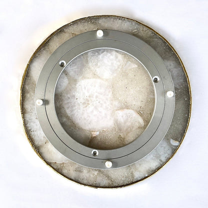 Blue Agate LazySusan | Countertop | Turntable | Centrepiece |