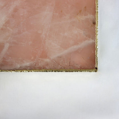 Rose Quartz Agate Square Tray