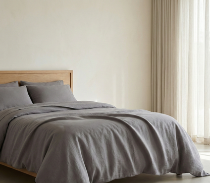 Pure Linen Duvet Cover Sets | 3 Piece Duvet Cover Set | Pre-washed | Ultra Soft | Luxury Bedding