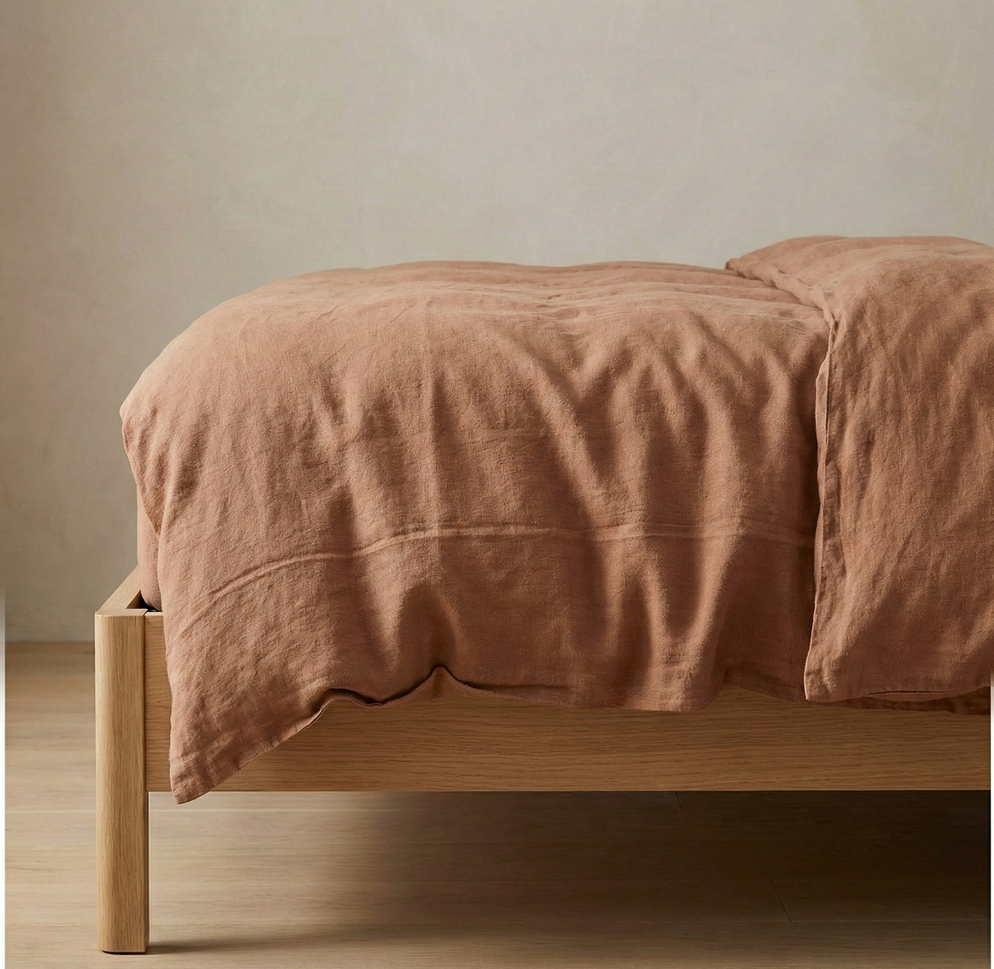 Linen Cotton Mix Duvet Set | 3 Piece Duvet Cover Set | Pre-washed