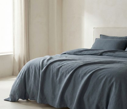 Pure Linen Duvet Cover Sets | 3 Piece Duvet Cover Set | Pre-washed | Ultra Soft | Luxury Bedding