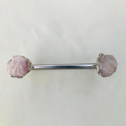 Set of 4 - Cabinet/Door/Drawer/Kitchen Handle and Pull - Rose Quartz/Agate stainless steel handles