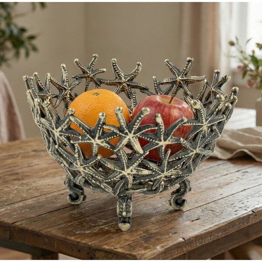 Starfish Bowl – Decorative Serveware | Candy Bowl & Centrepiece | Gold or Antique Finish