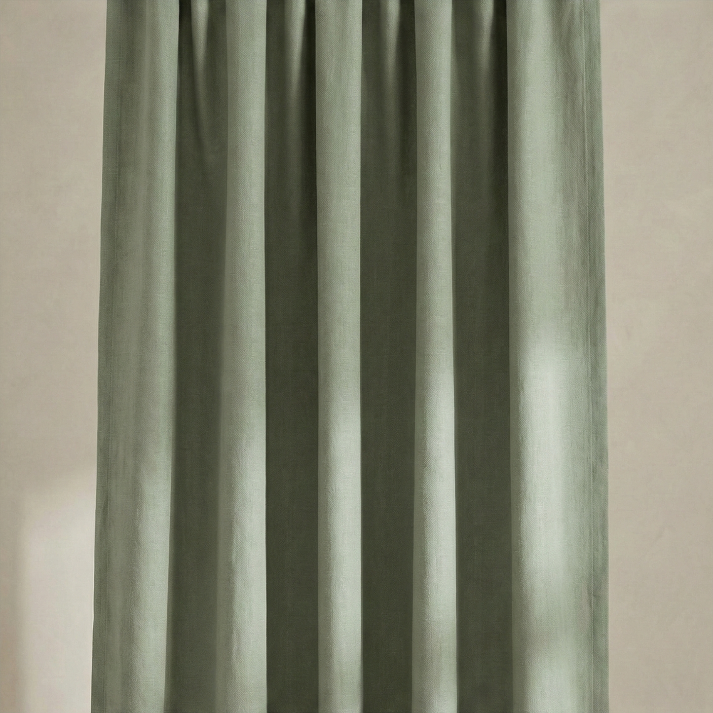 Viscose Linen Tab Top Curtain Panel – Light Filtering Semi Sheer Soft Viscose Linen Curtains (Single Panel)
