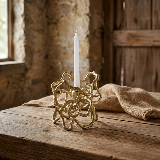 Organic Abstract Candle Holder