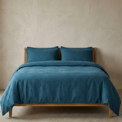 Pure Linen Duvet Cover Sets | 3 Piece Duvet Cover Set | Pre-washed | Ultra Soft | Luxury Bedding