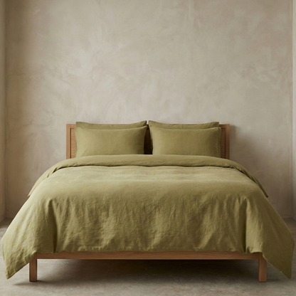 Pure Linen Duvet Cover Sets | 3 Piece Duvet Cover Set | Pre-washed | Ultra Soft | Luxury Bedding