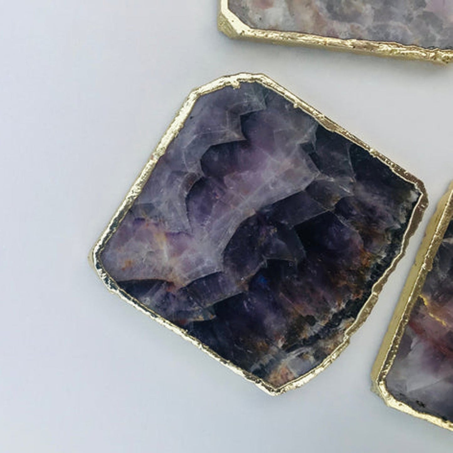 Amethyst - Set of 4 Large Coasters/Personalised Momentos