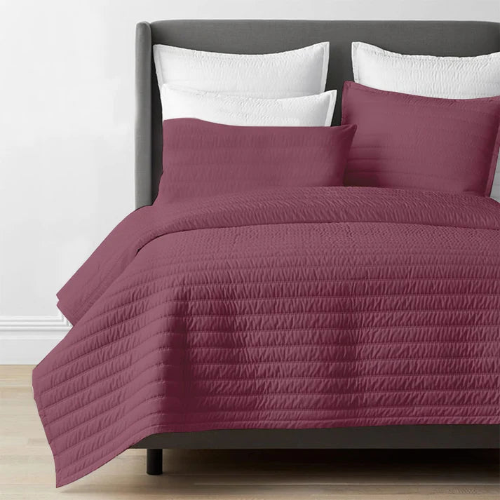Channel stitch - Pure Linen Quilt Sets