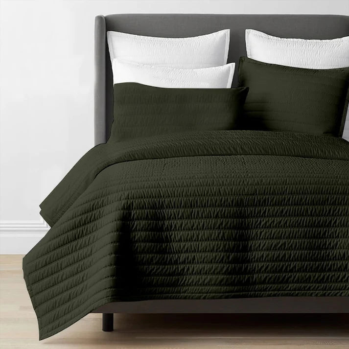 Channel stitch - Pure Linen Quilt Sets