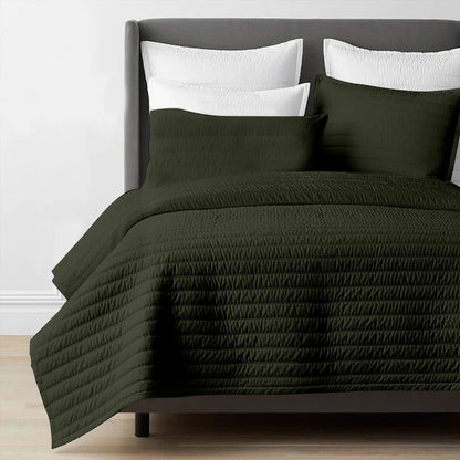 Channel stitch - Pure Linen Quilt Sets