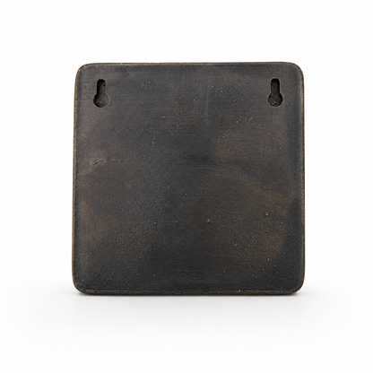 Zodiac Birth Tile | Name, date, time and zodiac sign in electroformed brass