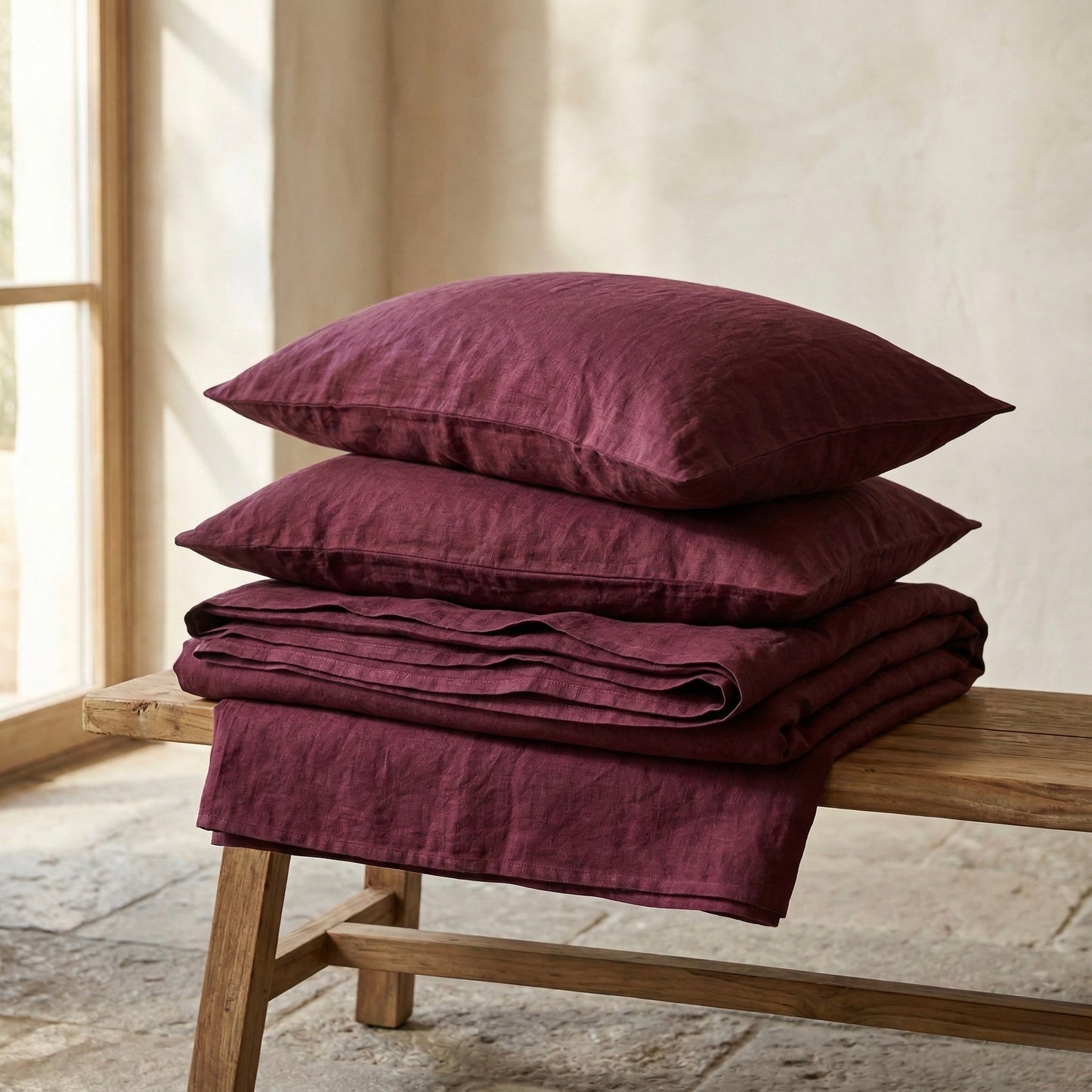 Pure Linen Sheet Sets - 100% Pure Linen | 4 Piece Sheet Set