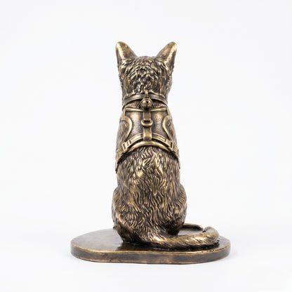 Custom Brass 3D Figurine from Photo | Personalized Metal Portrait Sculpture | Custom Family & Pet Statue