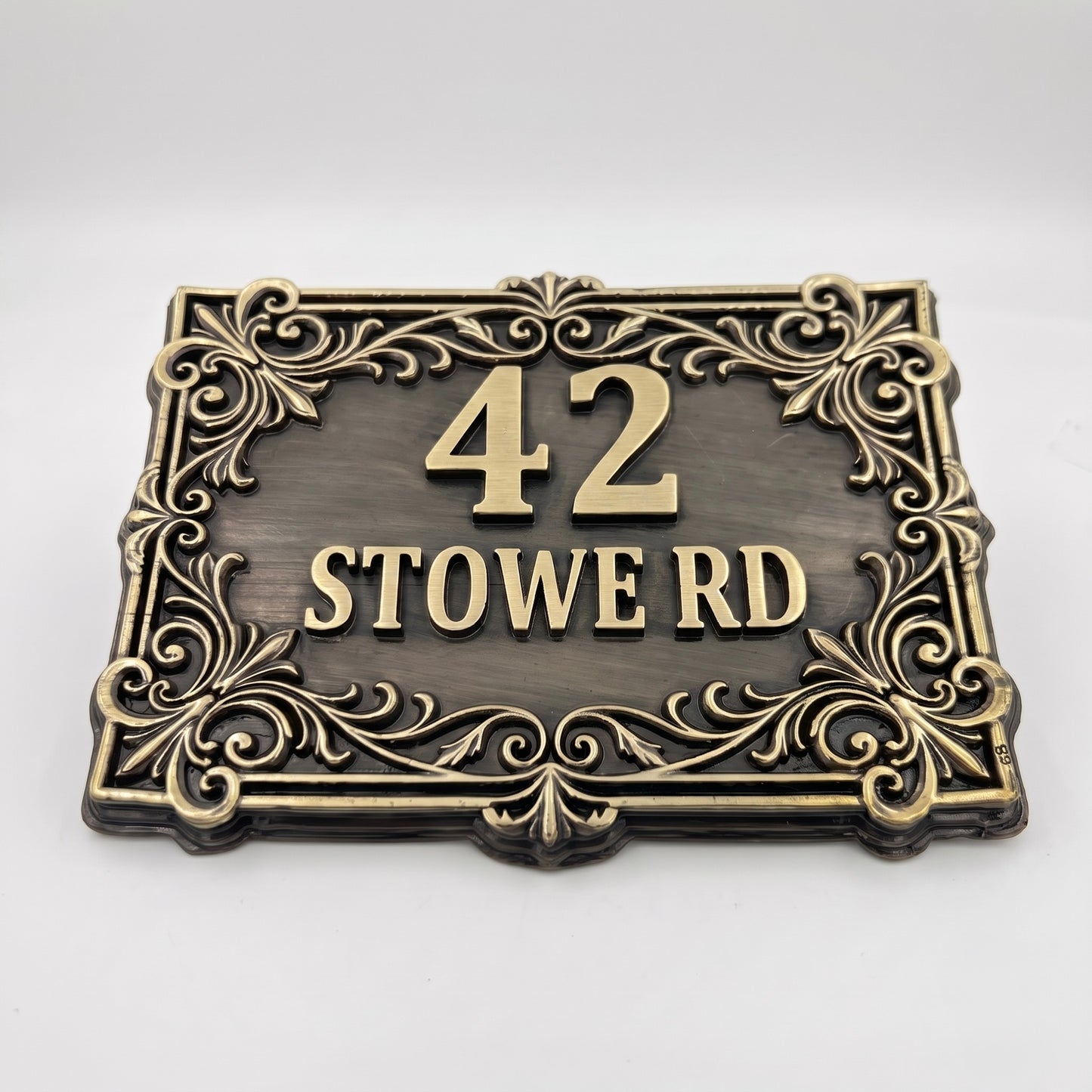 Victorian House Number Sign | Custom address plaque, Victorian style, India