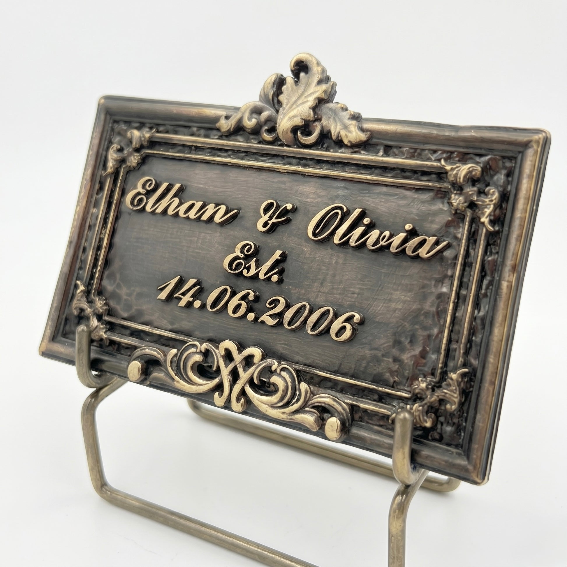 Wedding Plaque | Handcrafted wedding keepsake, India